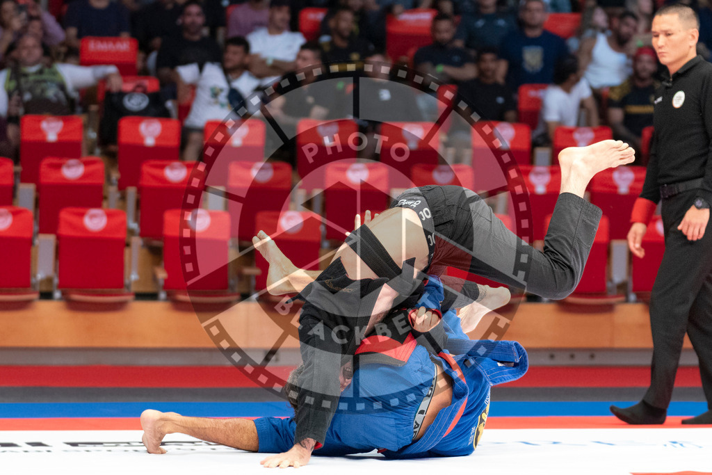 20231107PBB4153 | Fighters compete during the AJP World Master Championship in the Mubadala Arena in Abu Dhabi, Arab United Emirates, on November 7, 2023.