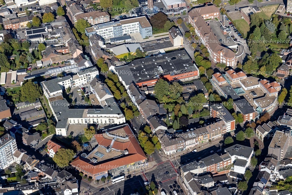 Lufbilder Alsdorf-5954 | Stadtansicht des Innenstadtbereiches an der Annastraße in Alsdorf i - Realisiert mit Pictrs.com