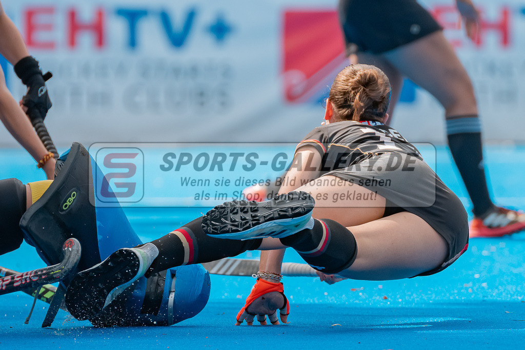 HK_20230715_102666-2 | Euro Hockey WU18 SF2 Spain vs Germany Championship Girls & Boys am 15.7.2023 CHTC , Krefeld ,