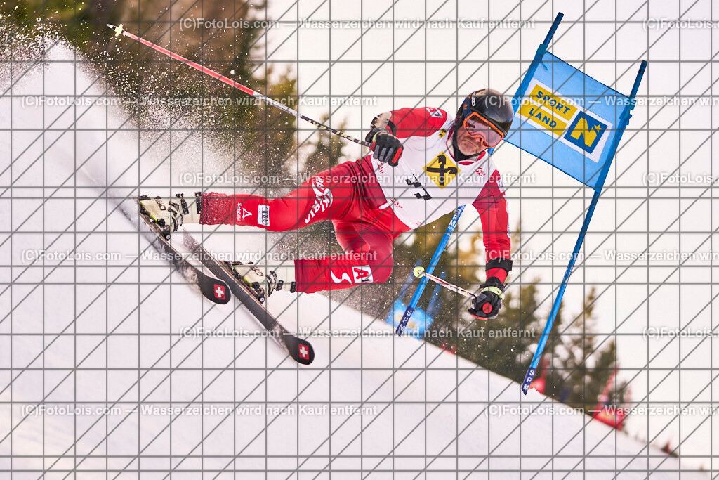 ALP1062_MastersCup-RTL-II_LKHF_Kranzer Gottfried | NÖ Raiffeisen MastersCup, Jugend - Damen - Herren, Riesentorlauf-Rennen 2 auf der Fuchswaldpiste in Lackenhof am Ötscher, durchführender Verein: Schiklub Lackenhof, So 9. Februar 2025.