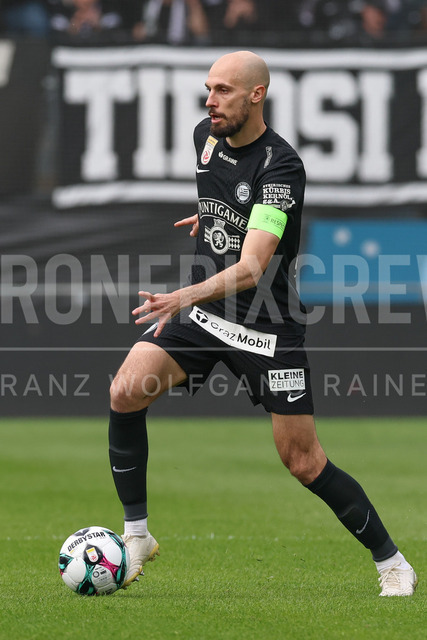 SK Puntigamer Sturm Graz vs TSV Egger Glas Hartberg – Championship Group    | Graz, Austria, 12.Apr.26 - SOCCER - ADMIRAL Bundesliga, SK Puntigamer Sturm Graz vs TSV Egger Glas Hartberg. The image shows Jon Gorenc Stankovic (STU).    