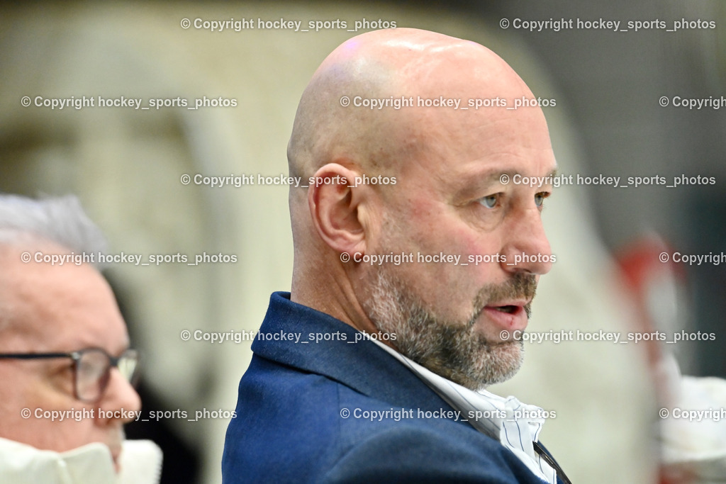 EC IDM Wärmepumpen VSV vs. Pioneers Vorarlberg | Herbert Hohenberger Sportdirektor EC VSV, EC IDM Wärmepumpen VSV vs. Pioneers Vorarlberg, EC IDM Wärmepumpen VSV vs. Pioneers Vorarlberg am 22.02.2026 in Villach (Stadthalle Villach), Austria, (Photo by Bernd Stefan)