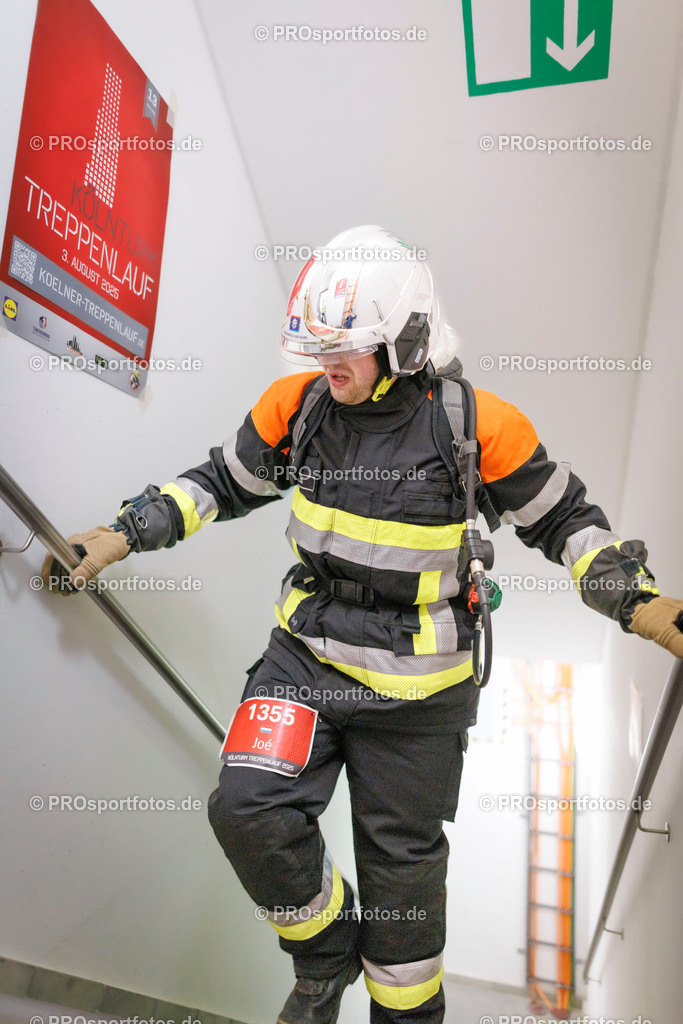 KölnTurm Treppenlauf; Köln, 03.08.2025 | Impressionen vom KölnTurm Treppenlauf am 03.08.2025 in Köln (Nordrhein-Westfalen). 