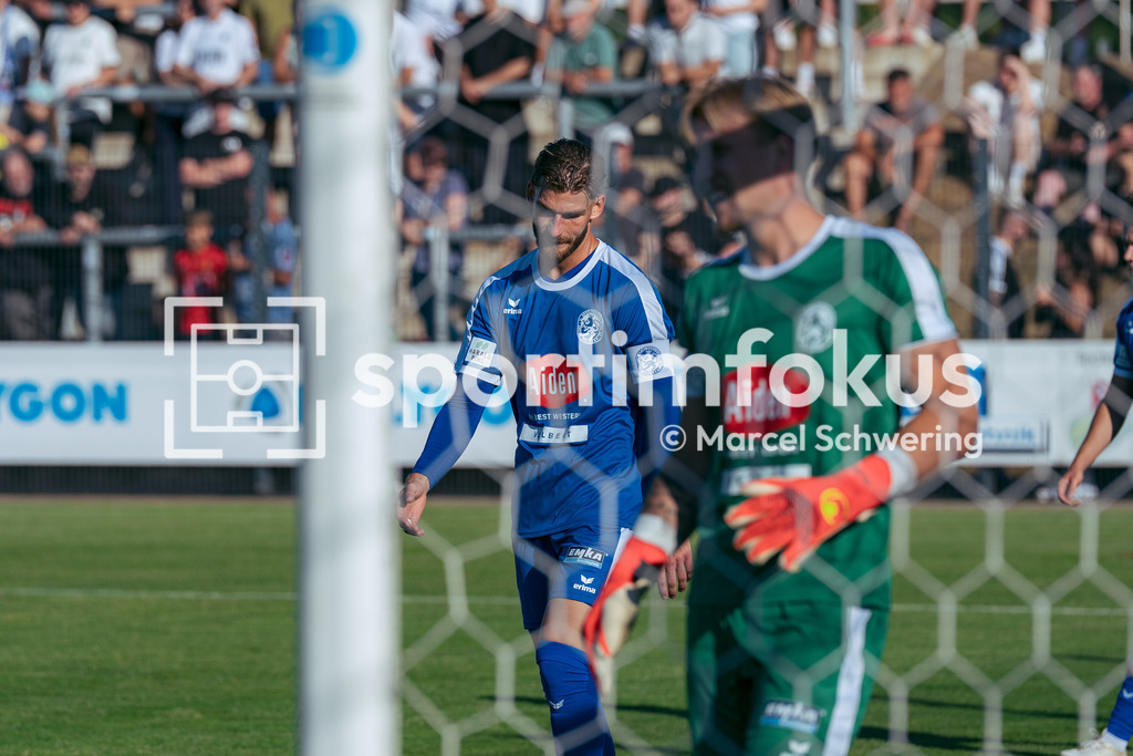 SSVg Velbert 02 – Borussia Mönchengladbach | Tristan Duschke (SSVg Velbert 02). Testspiel zwischen der SSVg Velbert 02 und Borussia Mönchengladbach in Velbert, 12.08.2026. Endstand: 0:8. sportimfokus / Marcel Schwering - Realisiert mit Pictrs.com