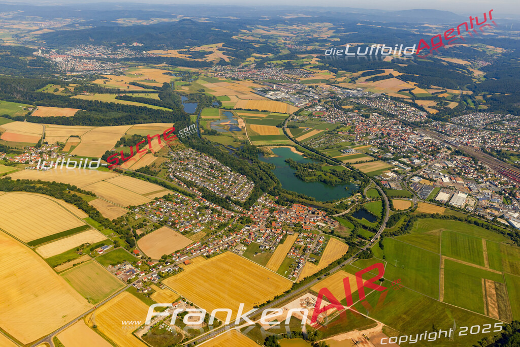 Luftaufnahme Breitenbach Bebra - Die Luftaufnahme wurde 2025 vom UL-Flugzeug heraus erstellt ( ohne Drohne ) - Hochauflösende Luftaufnahme - für professionelle Ausdrucke geeignet. Die Geschenkidee !Mit Lizenz und Bildrechte bestellbar
