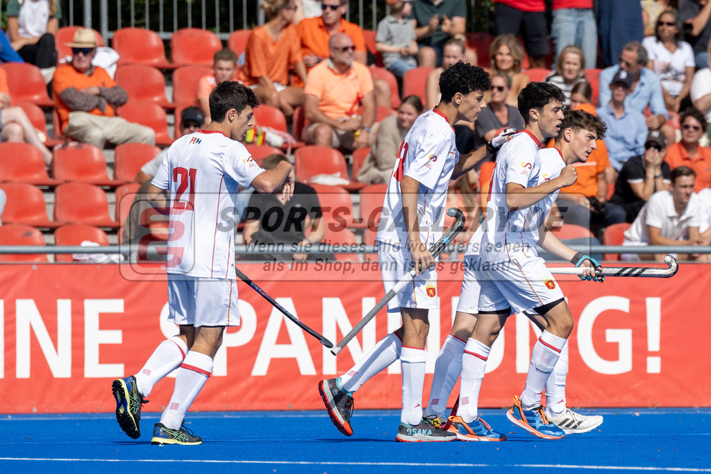 SFE_20230716_0090 | EuroHockey EM U18 Boys 3th 4th Netherlands vs Spain am 16.07.2023 in Krefeld (Gerd-Wellen-Hockeyanlage), Photo: Stephan Fehrmann 2023 (Sports-Gallery)