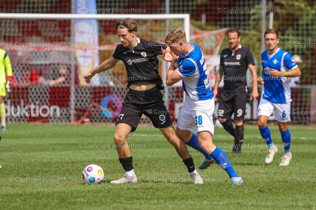 Giessen_Darmstadt (85) | 16.07.2023; Testspiel; Waldstadion Gießen; FC Gießen - SV Darmstadt 98; Ergebnis: 2:0 (0:0)