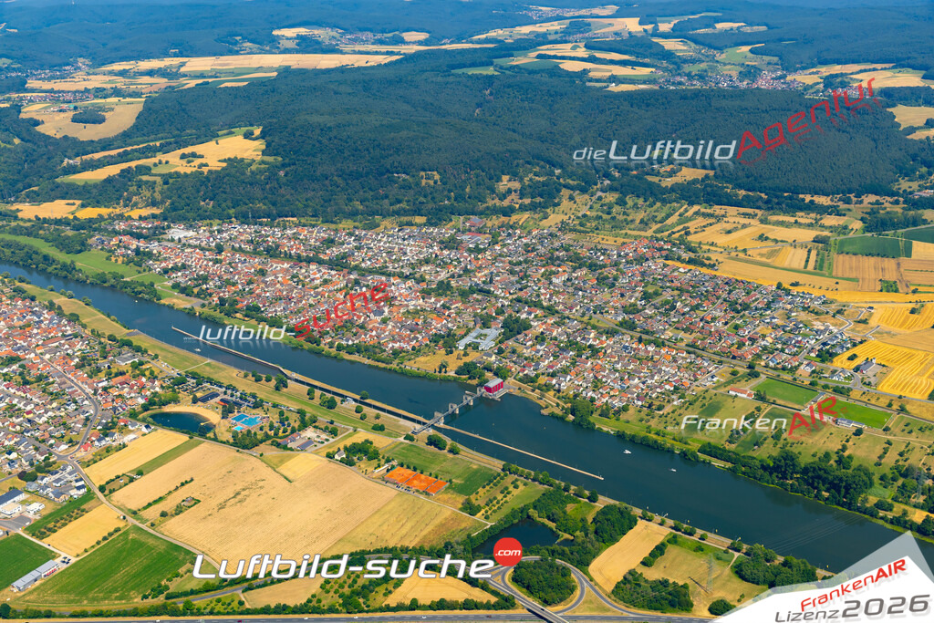Das Luftbild zeigt :  Kleinwallstadt - Die Luftaufnahme wurde 2023 vom UL-Flugzeug aus erstellt ( keine Drohne ) - Hochauflösende Luftaufnahme - Für grossformatige Ausdrucke geeignet. Die Geschenkidee !Mit Lizenz und Bildrechte bestellbar