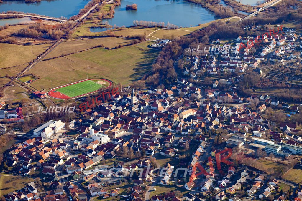 aktuelles Luftbild von  Baunach - Luftaufnahme wurde 2019 von https://frankenair.de mittels Flugzeug (keine Drohne) erstellt.