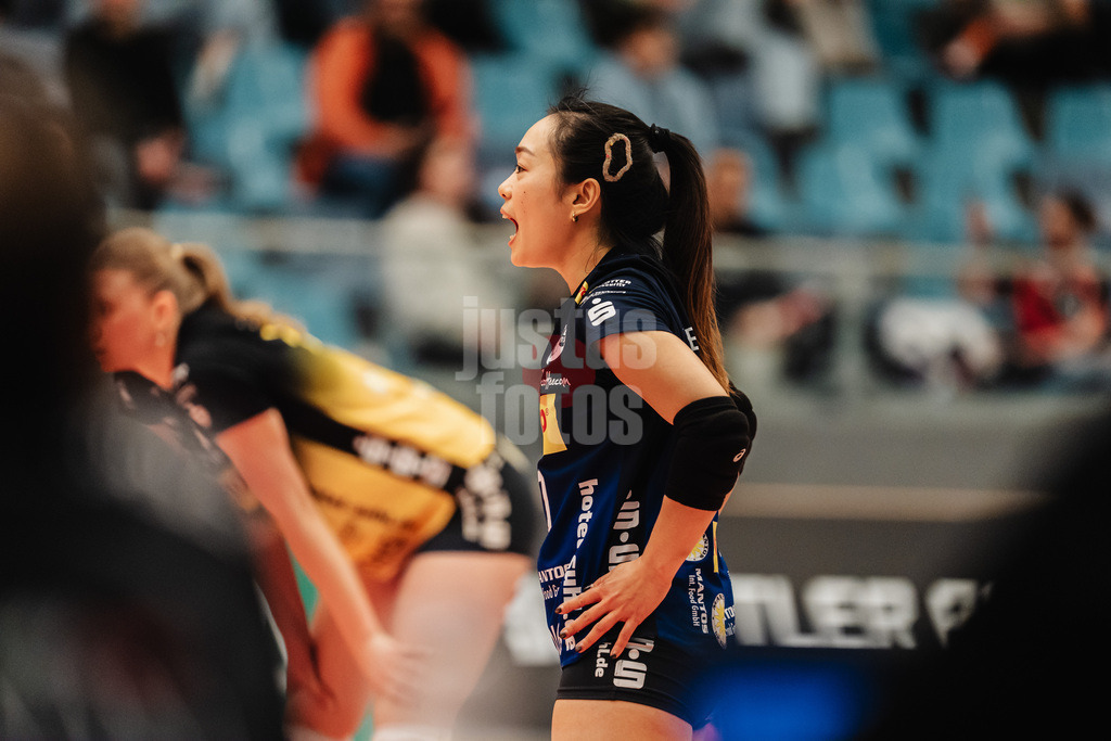 Volleyball | Frauen | Saison 2025/2026 | Volleyball Bundesliga | ETV Hamburger Volksbank Volleys vs. VfB Suhl LOTTO Thüringen | 07.03.2026 | Xiang-Chen Lai (#20, VfB Suhl LOTTO Thüringen)