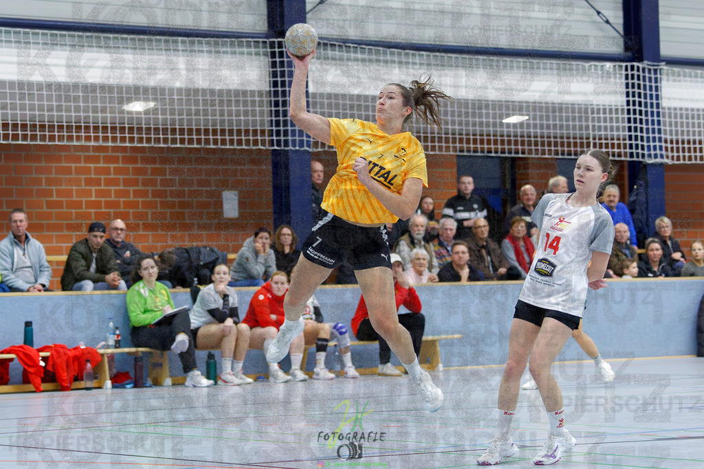 Frauen Oberliga Mitte (HHV); HSG Eibelshausen/Ewersbach - HSG Wettenberg II | Frauen Oberliga Mitte (HHV); HSG Eibelshausen/Ewersbach - HSG Wettenberg II am 13.12.2025 in Steinbrücken (Sporthalle am Hammerweiher)Photo © 2025 - Jörg Heinrich - Realisiert mit Pictrs.com