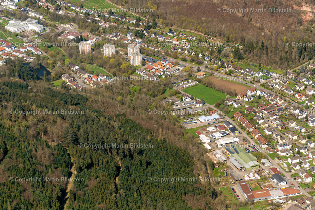 Lahr-04-04-23-1-8 | Bilder Fotos Luftbilder Luftaufnahmen Deutschland Süden Westen Schwarzwald Baden Württemberg  