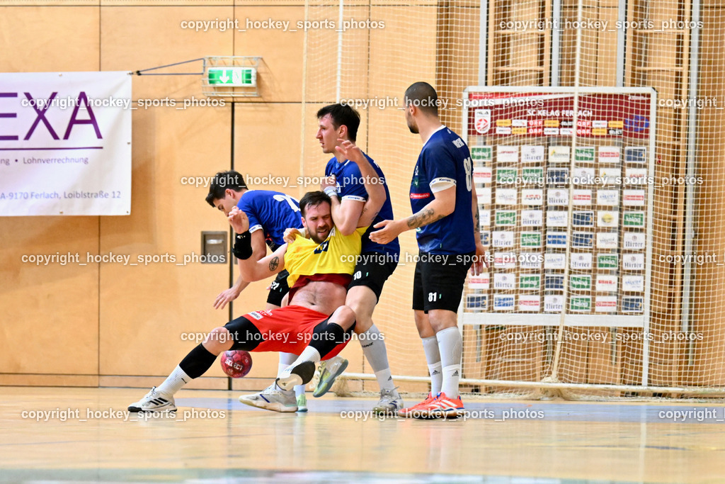 SC Ferlach vs. UHK Krems | #81 MILICEVIC Adrian SC Ferlach, #10 Perkusic Toni SC Ferlach, #21 GARTNER Tine SC Ferlach, #15 HASECIC Kenan UHK KREMS, SC Ferlach vs. UHK Krems, SC Ferlach vs. UHK Krems am 02.05.2026 in Ferlach (Ballspielhalle Ferlach), Austria, (Photo by Bernd Stefan)