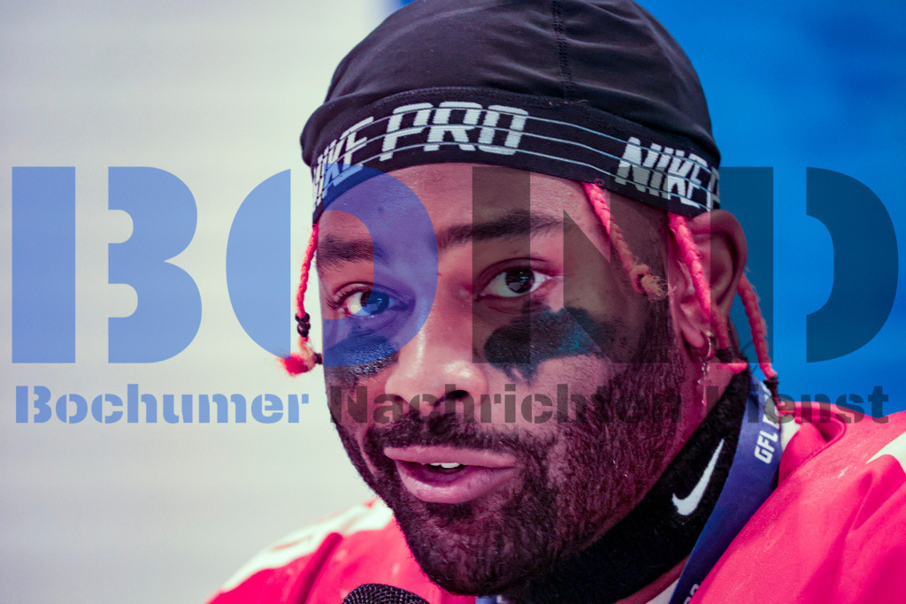  14.10.2023 - 
 | Sebastian Sendlak / Bochumer Nachrichtendienst (BOND) - GFL-Bowl 2023: Schwaebisch Hall Unicorns vs. Potsdam Royals - Realisiert mit Pictrs.com