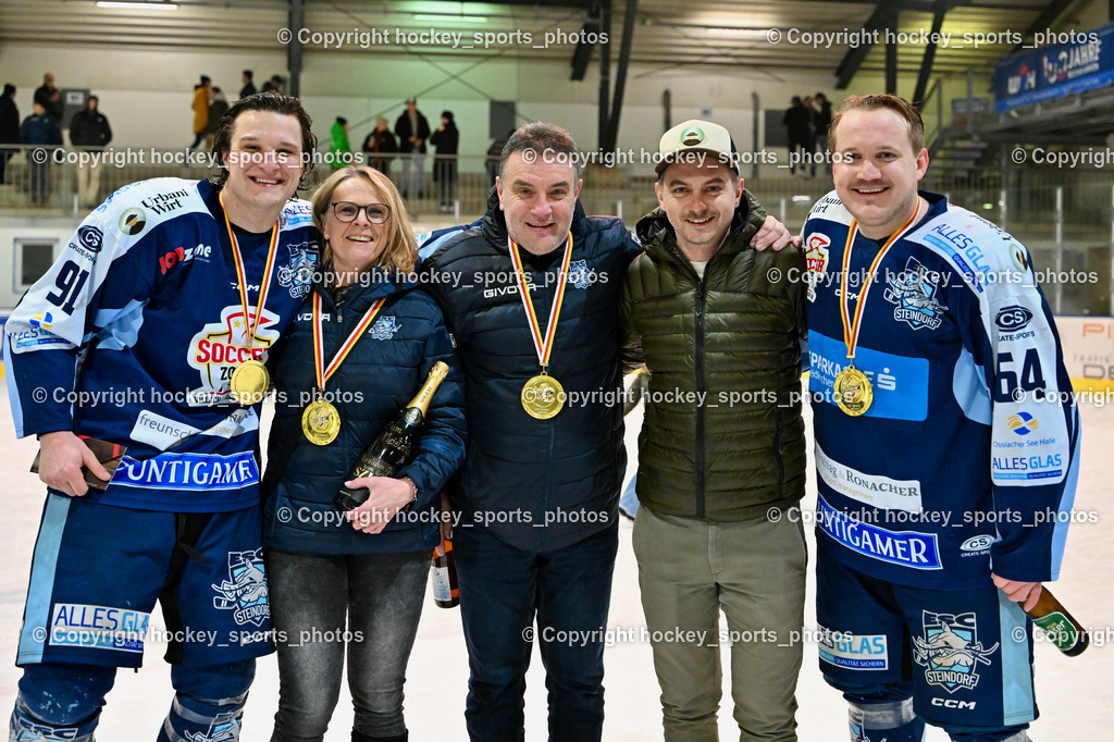 ESC Steindorf vs. EHC Althofen 8.3.2024 | ESC Steindorf vs. EHC Althofen 8.3.2024, ESC Steindorf vs. EHC Althofen Meisterfeier am 08.03.2024 in Steindorf (Ossiachersee Halle), Austria, (Photo by Bernd Stefan)
