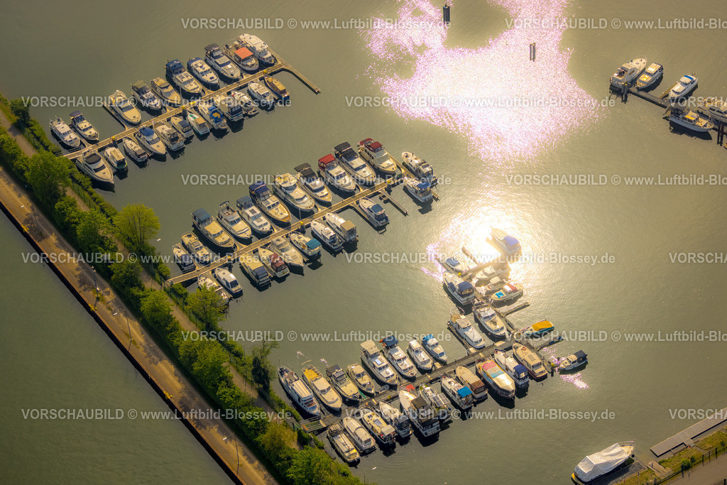 Herne240500027 | Luftbild, Herner Meer mit Yachthafen für Sportboote, Anlegestellen, Rhein-Herne-Kanal, Horsthausen, Herne, Ruhrgebiet, Nordrhein-Westfalen, Deutschland