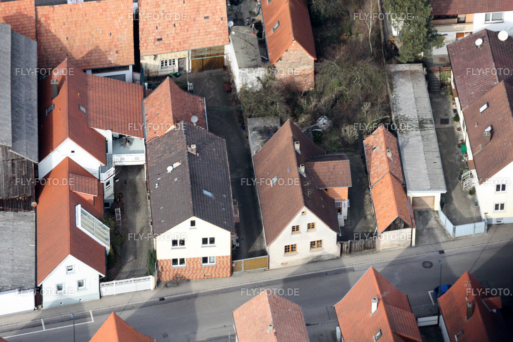 Kandel, Rheinstr | Luftbild: Kandel, Rheinstr in Kandel im Bundesland Rheinland-Pfalz in Deutschland. Foto: IMG_16912.jpg vom 15.02.2009 durch Werner Riehm/FLY-FOTO.de - Realisiert mit Pictrs.com
