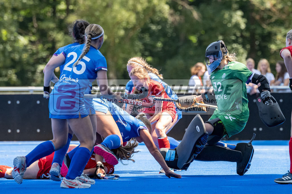 SFE_20230708_0100 | EuroHockey EM U18 Girls Belgium vs Scotland am 08.07.2023 in Krefeld (Gerd-Wellen-Hockeyanlage), Photo: Stephan Fehrmann 2023 (Sports-Gallery)