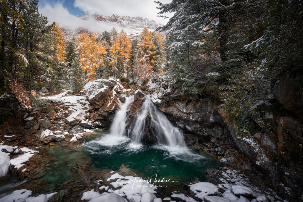 Eisiger Wasserfall | Andre Wandrei - Nature Artworx - Realisiert mit Pictrs.com
