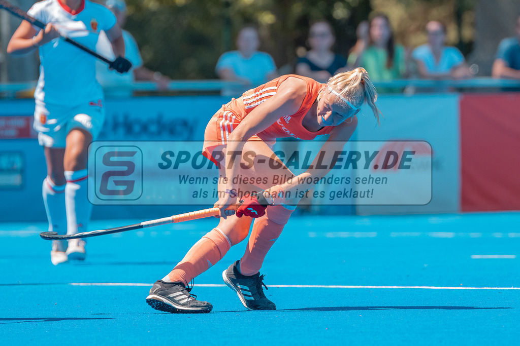 HK_20230711_101155 | Euro Hockey WU18 Spain vs Netherlands Championship Girls &amp; Boys am 11.7.2023 CHTC , Krefeld ,