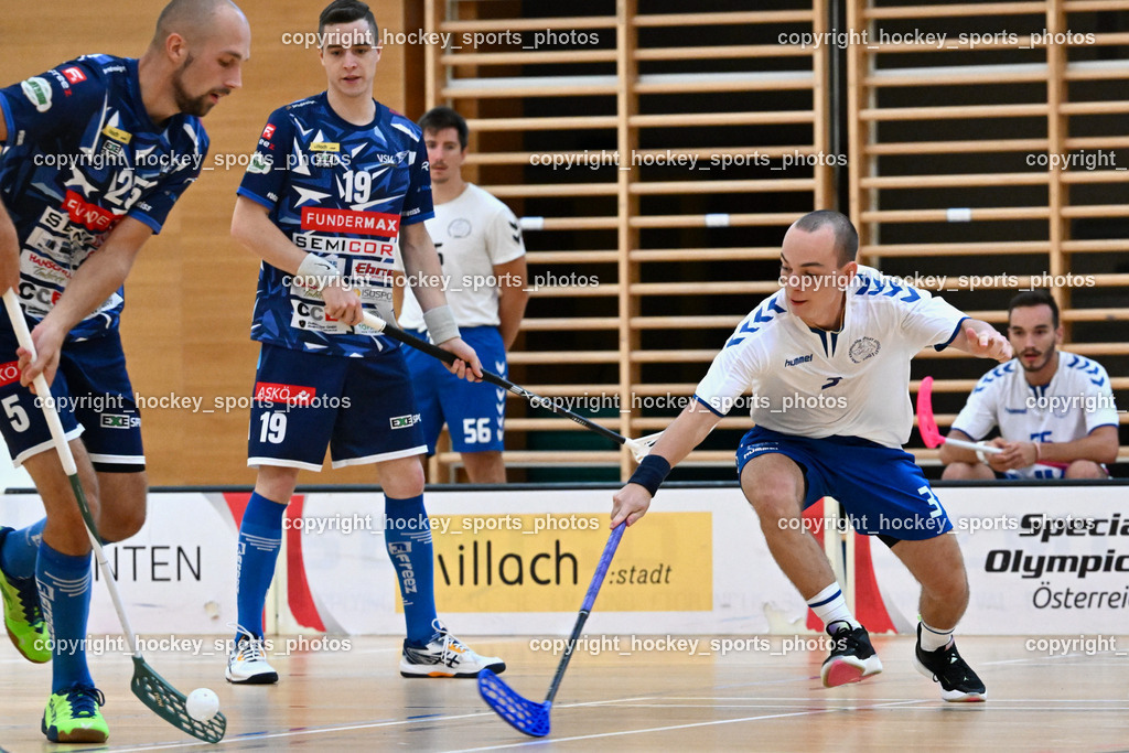 VSV Unihockey vs. Dunai Krokodilok 9.9.2023 | #19 Philipp Seiser, #3 Donat Kiss