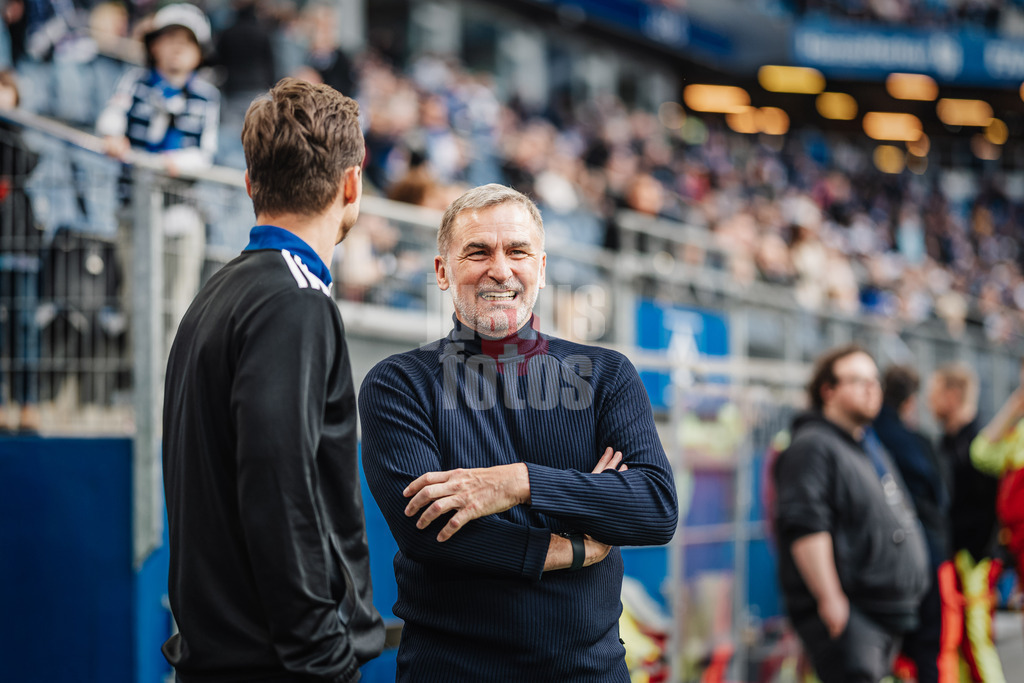 Fußball | Männer | Saison 2024/2025 | 2. Fußball-Bundesliga | 29. Spieltag | Hamburger SV vs. Eintracht Braunschweig | 11.04.2025 | Sportdirektor Stefan Kuntz vor dem Spiel