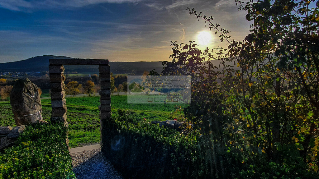 Sonnenuntergang an der Andreas Kapelle im Herbst | Impressionen rund um Hochfranken - Frankenwald - Fichtelgebirge - Realisiert mit Pictrs.com