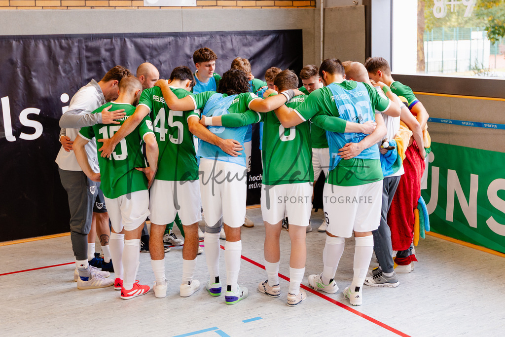 Futsal-Bundesliga, Saison 2025/2026, 4. Spieltag: SC Preußen Münster - SV Pars Neu-Isenburg | Futsal-Bundesliga, Saison 2025/2026, 4. Spieltag, SC Preußen Münster empfängt SV Pars Neu-Isenburg in der Universitäts-Sporthalle in Münster. Foto: sportfotografie.ms | Markus Paletta - Realisiert mit Pictrs.com