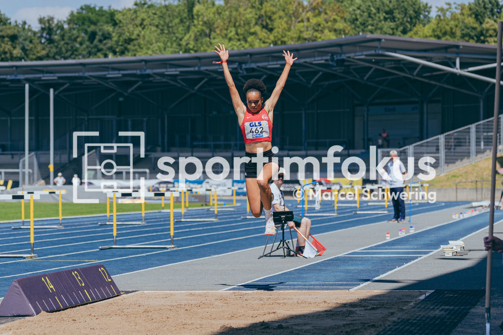 Deutsche Meisterschaften U20 / U16 2026 | Josephina Engel, ASC Darmstadt, 462, Dreisprung, Deutsche Meisterschaften der U20 &amp; U16 2026, Lohrheidestadion Bochum-Wattenscheid, 11.07.2026. Foto: Marcel Schwering / sportimfokus - Realisiert mit Pictrs.com