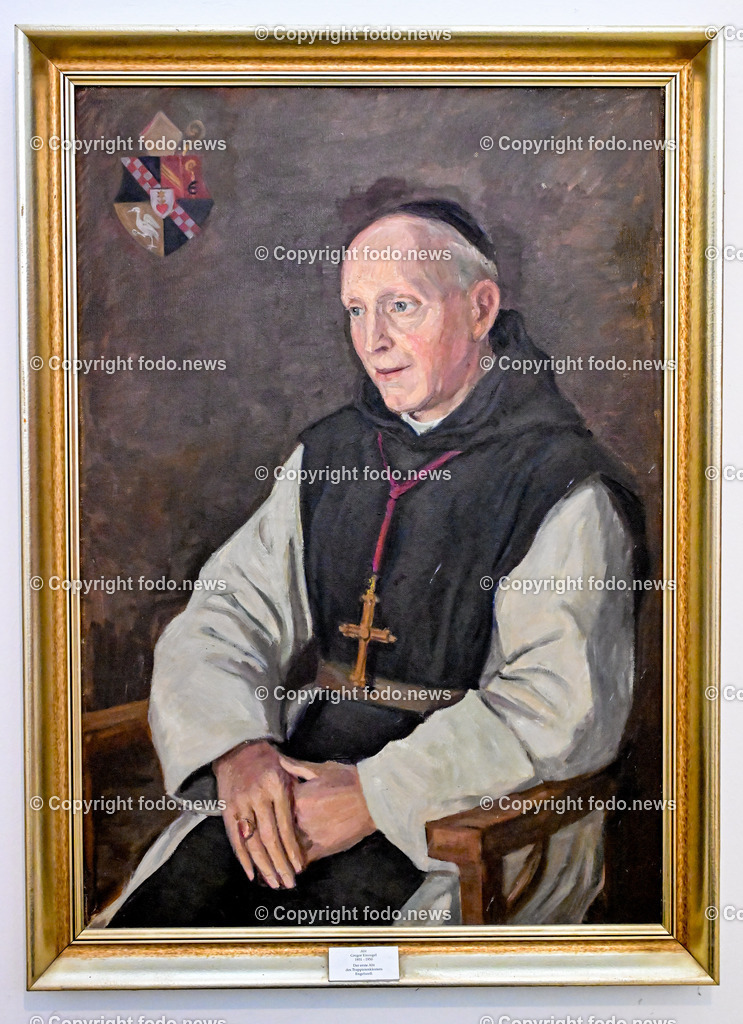 Engelhartszell_ 25.06.2024-37 | 25.06.2024, Engelhartszell, AUT, Engelhartszell, im Bild Stift Engelszell, Trappistenkloster, Abt Gregor Eisvogel