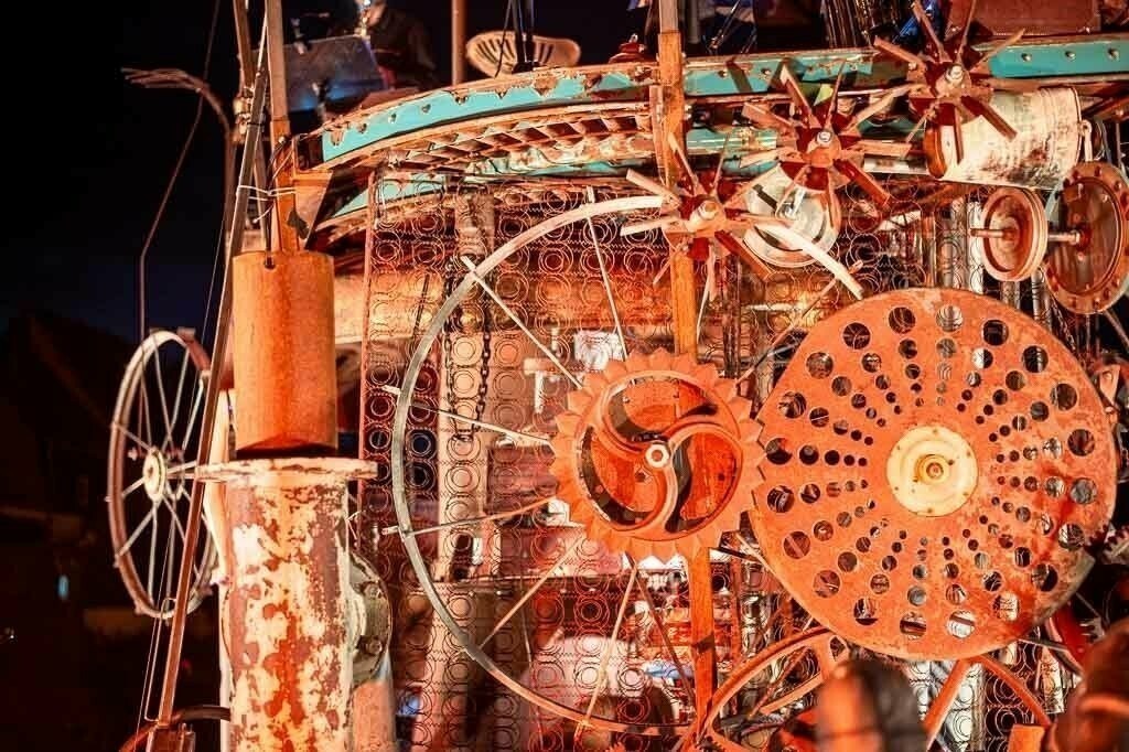 Jazzmaschine | Die Jazzmaschine im Forte Belvedere Leisnig zum Festival Hallo Leisnig 2022. - Realisiert mit Pictrs.com