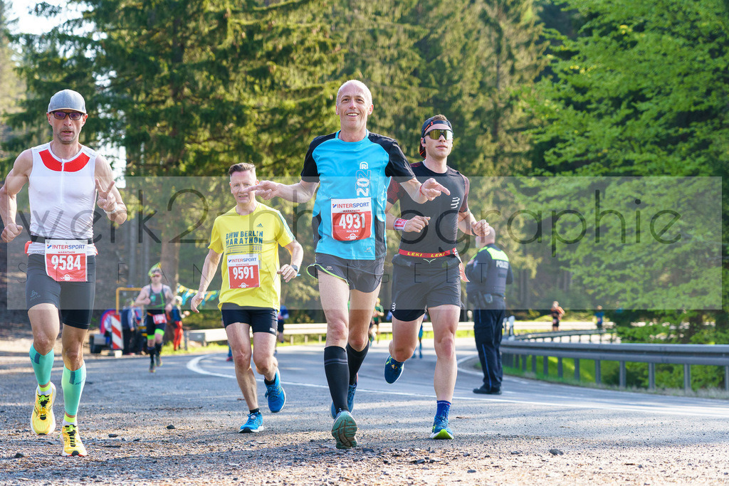 Rennsteiglauf 2023 | Rennsteiglauf 2023 am 12. Mai 2023 - Marathon-Strecke Neuhaus/Rwg. - Schmiedefeld