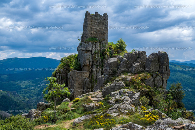 Kastel / Burg Rochebonne | Landschaftsfoto aus der Ardeche (Rochebonne)