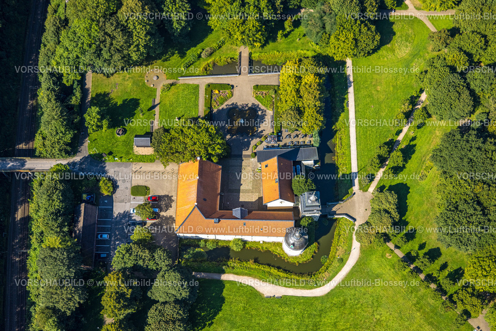 Schwelm240813919 | Luftbild, Schloss Haus Martfeld - Museum und Veranstaltungen, Parkanlage, ehemaliges Rittergut, Schwelm, Ruhrgebiet, Nordrhein-Westfalen, Deutschland
