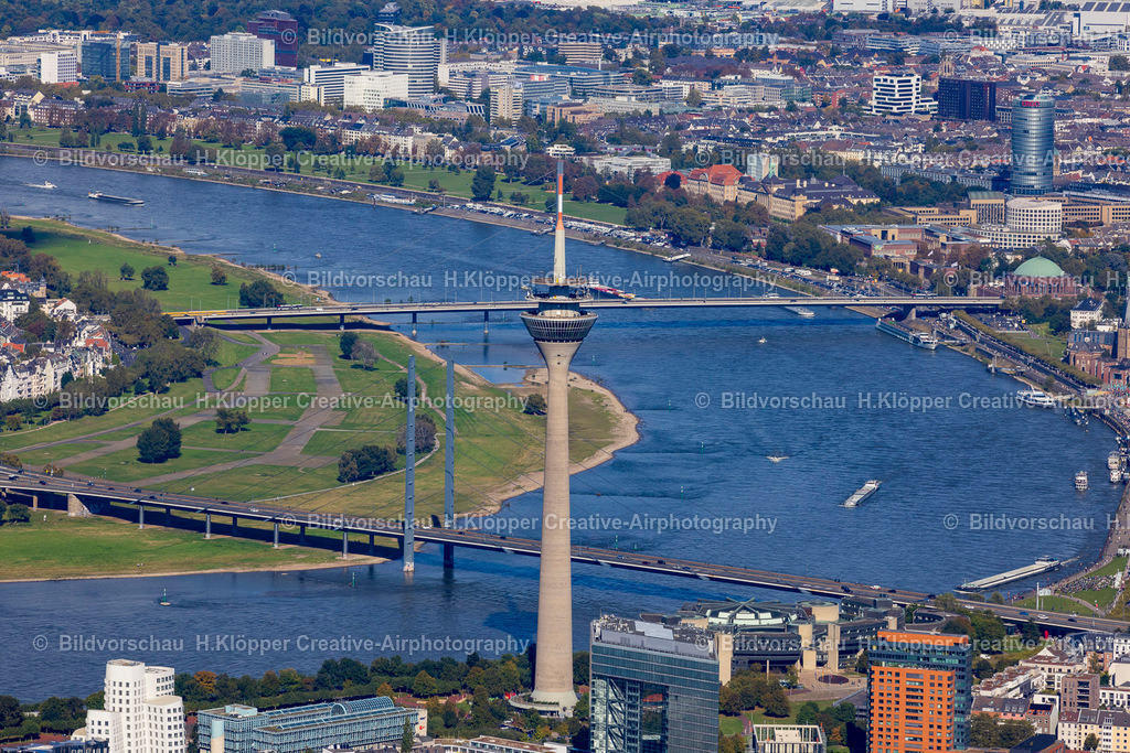 Luftbilder Düsseldorf-5011 | Luftbilder Düsseldorf Rheinturm - Realisiert mit Pictrs.com