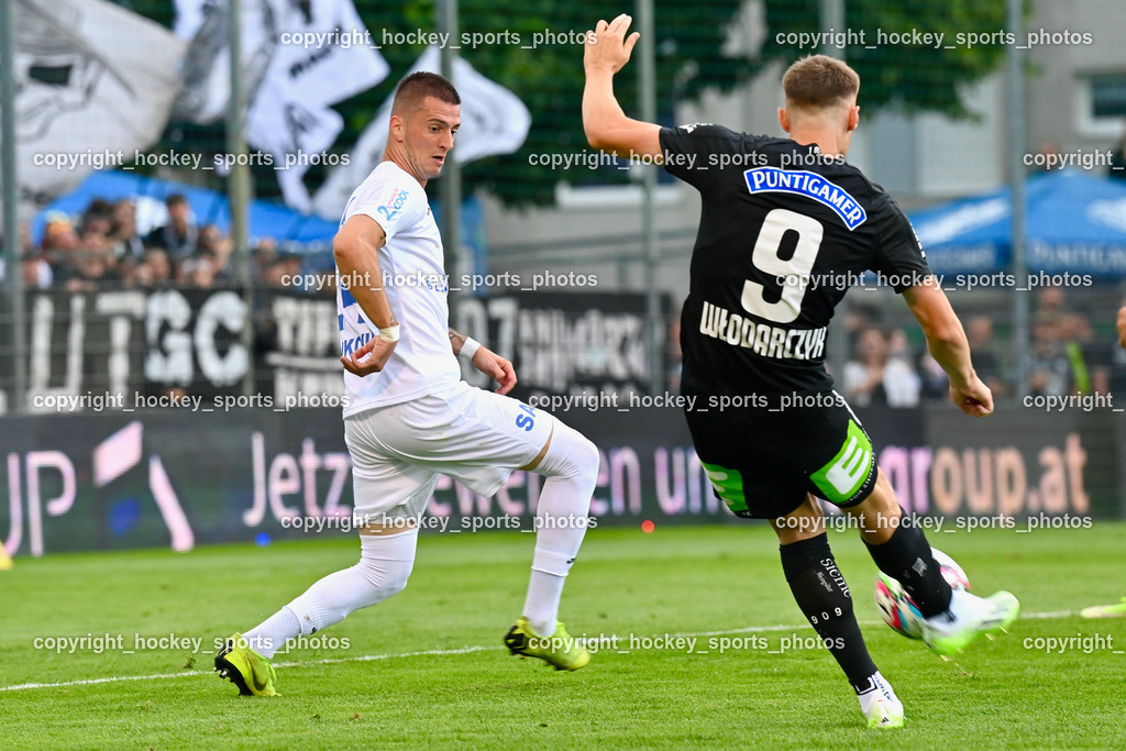 SAK vs. SK Sturm 22.7.2023 | #24 Zoran Vukovic, #9 Szymon Wlodarczyk