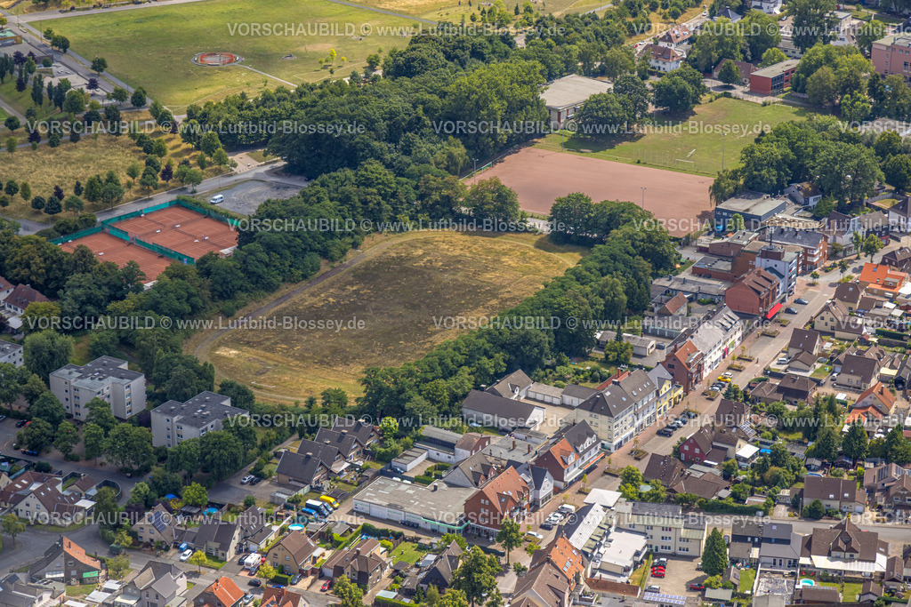 Hamm250702742West | Luftbild, Sportplatz Glück-Auf-Stadionund Tennisplätze Tennisclub Herringen 1956 e. V. am Lippepark, Stadtbezirk Herringen, Hamm, Ruhrgebiet, Nordrhein-Westfalen, Deutschland