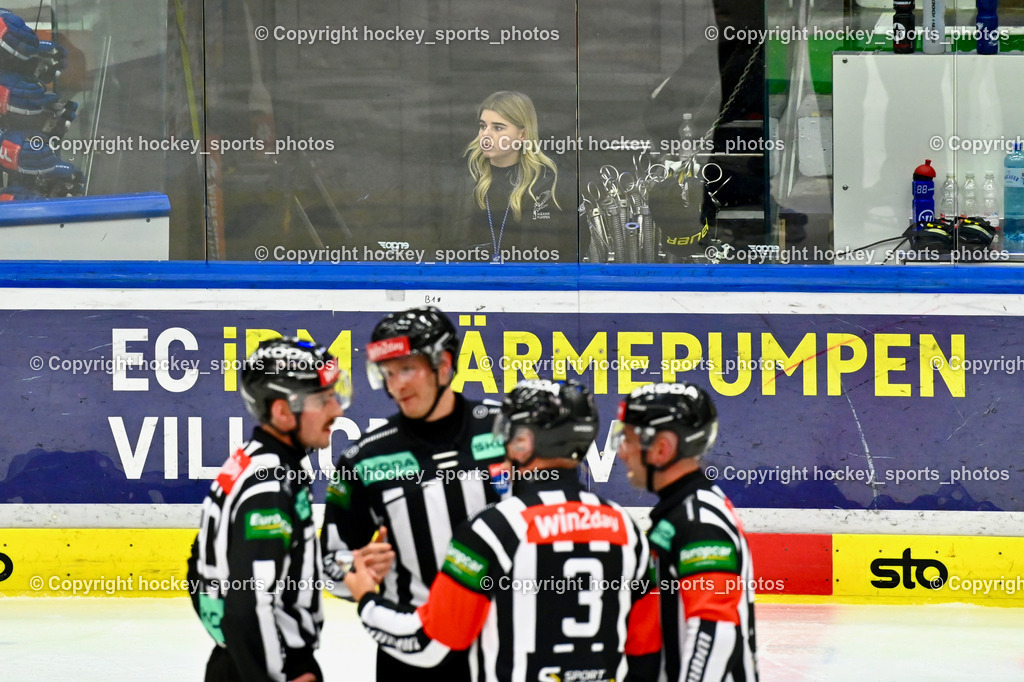 EC IDM WÄRMEPUMPEN VSV vs. Vienna Capitals | Hannah Brandstätter Soziale Medien EC VSV, EC IDM WÄRMEPUMPEN VSV vs. Vienna Capitals, EC IDM WÄRMEPUMPEN VSV vs. Vienna Capitals am 16.11.2025 in Villach (Stadthalle Villach), Austria, (Photo by Bernd Stefan)