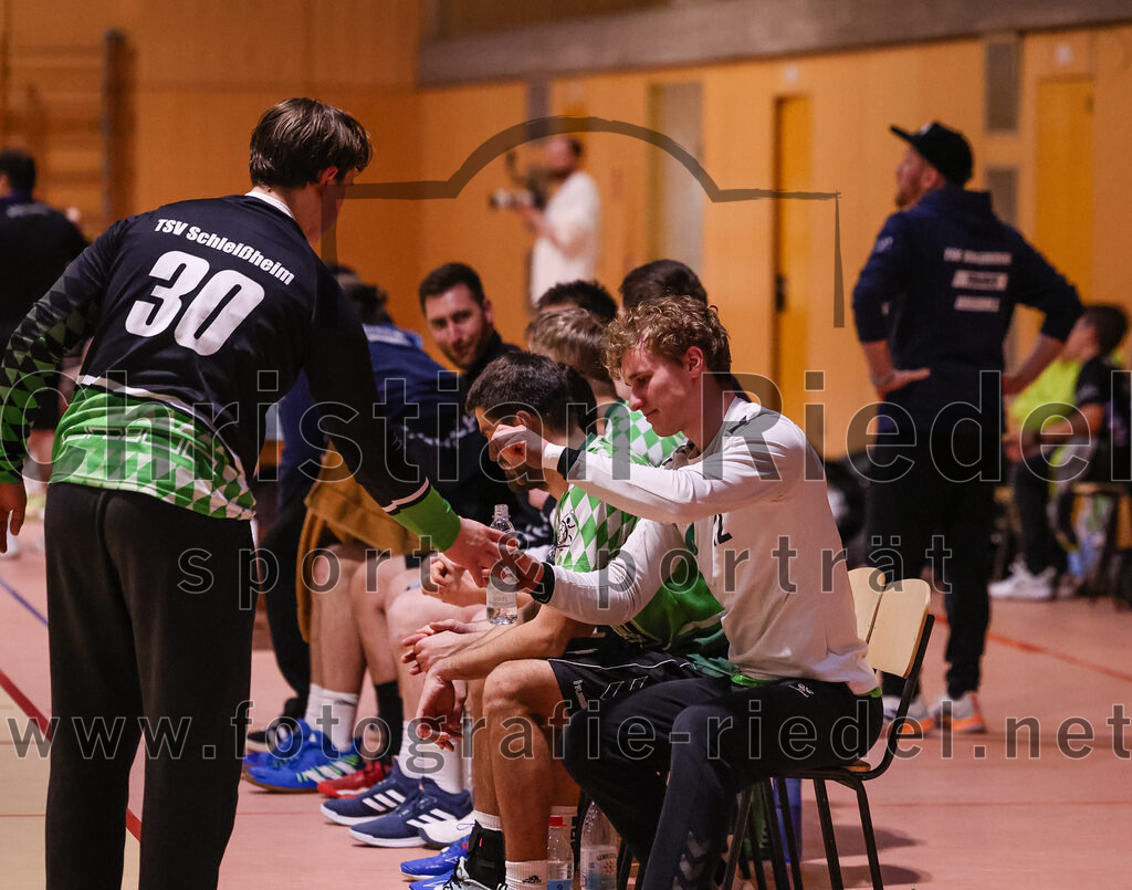 2025-03-15_017_SpVgg_Altenerding_gegen_TSV_Schleissheim | Erding, Deutschland, 15.03.2025:Handball, Bezirksoberliga Männer 2024 / 2025, 18. Spieltag, SpVgg Altenerding gegen TSV Schleißheim, Endergebnis: 32:27Torwart David Zillner (TSV Schleissheim, #30)Foto: Christian Riedel / fotografie-riedel.net