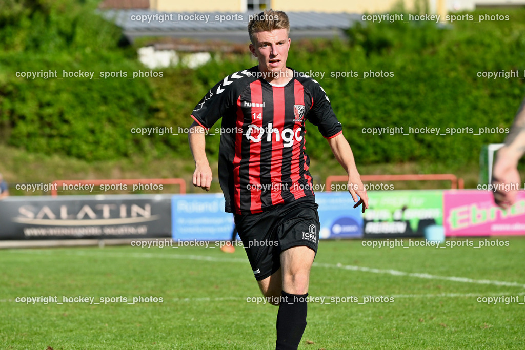 ESV Admira vs. SC Arriach | #14 Fabian Michael Pinter ESV Admira, ESV Admira vs. SC Arriach, ESV Admira vs. SC Arriach am 24.08.2024 in Villach (Sportzentrum Admira), Austria, (Photo by Bernd Stefan)