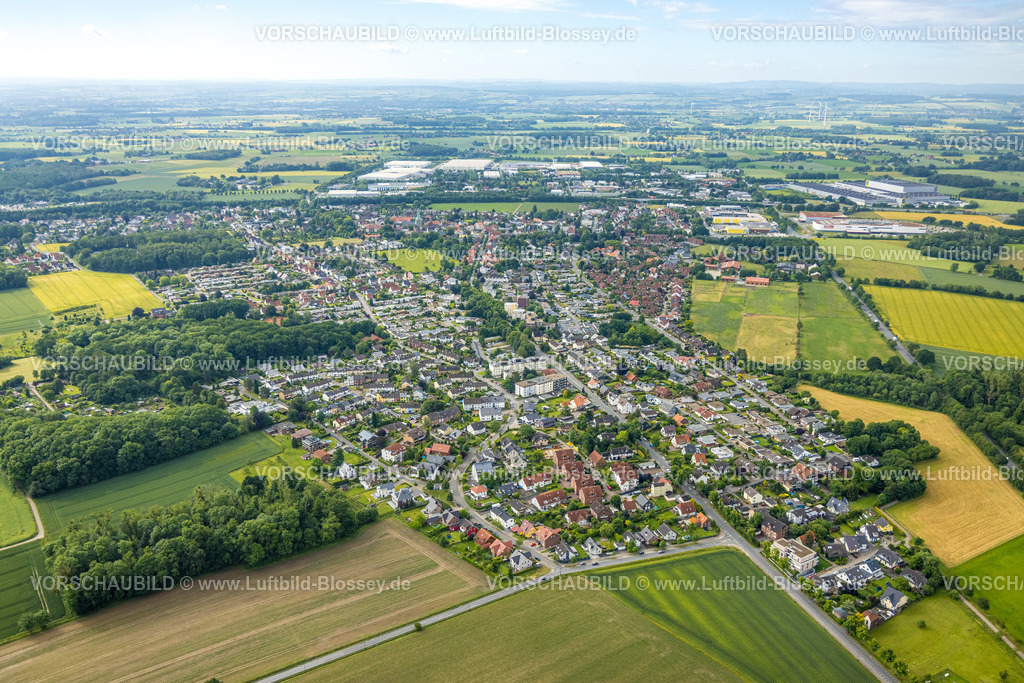 Hamm220602293 | Luftbild, Ortsansicht Ortsteil Rhynern, Hamm, Ruhrgebiet, Nordrhein-Westfalen, Deutschland