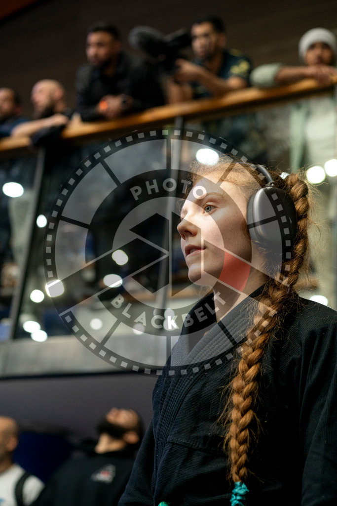 20240124PBB02043 | Fighters compete during the second day of the IBJJF European Championship in Paris, France, on January 24, 2024.