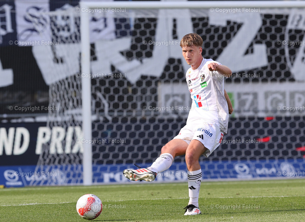 A_LUI_240525_17 | SOORT FUSSBALL ADMIRAL BUNDESLIGA STURM GRAZ -RZ PELLETS WAC 24.05.2025 IM BILD: TOBIAS GRUBER (WAC) FOTO: FOTOLUI/MW