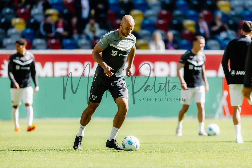 2. Bundesliga, Saison 2024/25, 28. Spieltag: Fortuna Düsseldorf - SC Preußen Münster | Düsseldorf, 05.04.2025: 2. Bundesliga, 28. Spieltag, Fortuna Düsseldorf gegen SC Preußen Münster in der Merkur Spiel-Arena in Düsseldorf. Foto: sportfotografie.ms | Markus Paletta - Realisiert mit Pictrs.com