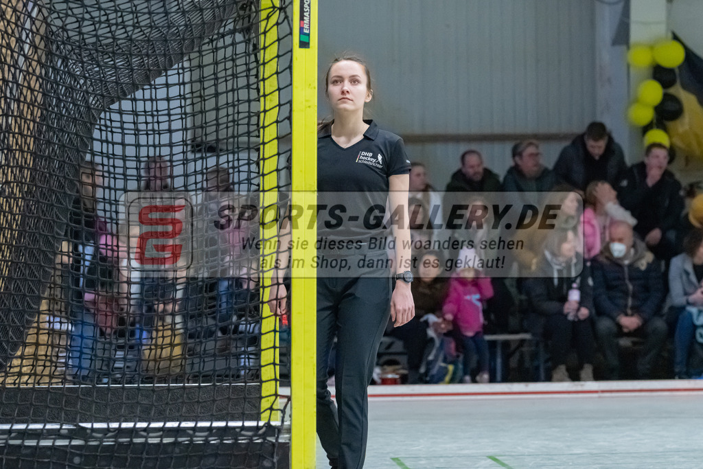 HK_20230226_105196 | Deutsche Meisterschaft WU16 Spiel um Platz 3 UHC Hamburg - Mannheimer HC am 26.2.2023 DSC 99, Düsseldorf ,