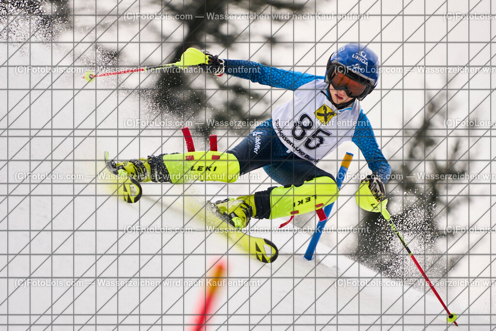 ALP3806_KinderCup-SL_STMK_Strallegg_Thanner Timo Maximilian | Raiffeisen KINDERCUP Alpin, SLALOM auf der JogllandStreif in Strallegg am So 23. Februar 2025. Veranstaller: Steirischer Skiverband (5000). Skiunion Strallegg (5197).