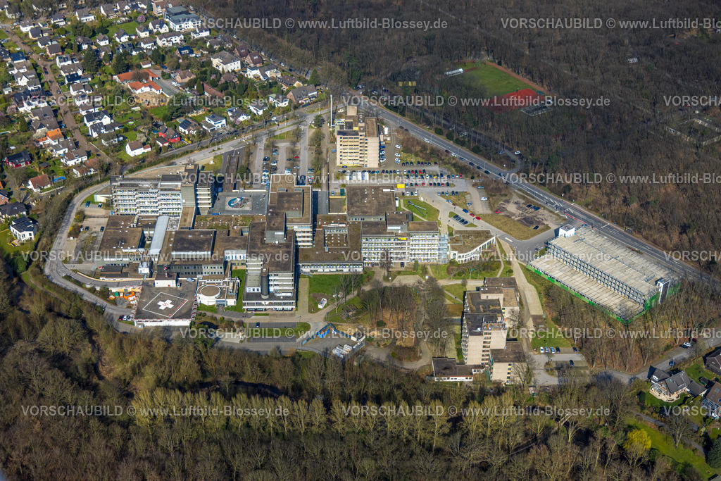Duisburg240302982 | Luftbild, Sana Kliniken Duisburg Krankenhaus mit Hubschrauberlandeplatz,  Wanheimerort, Duisburg, Ruhrgebiet, Nordrhein-Westfalen, Deutschland, Duisburg-S