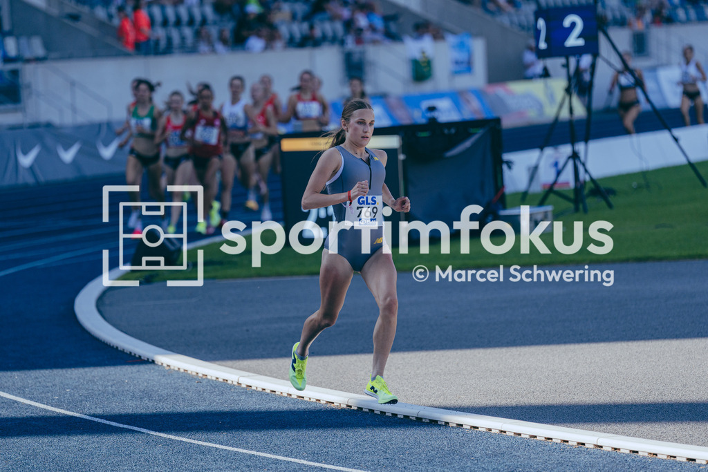 Deutsche Meisterschaften U20 / U16 2026 | Lera Miller, VfL Löningen, 769, 1500-Meter-Lauf, Deutsche Meisterschaften der U20 &amp; U16 2026, Lohrheidestadion Bochum-Wattenscheid, 10.07.2026. Foto: Marcel Schwering / sportimfokus - Realisiert mit Pictrs.com