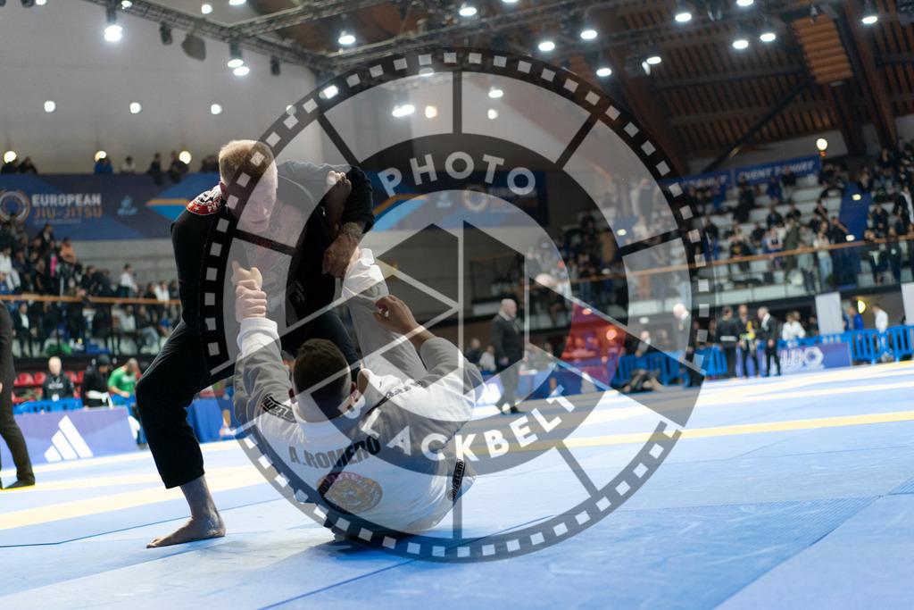 20240119PBB2428 | Fighters compete during the IBJJF European Championship in Paris, France, on January 19, 2024.