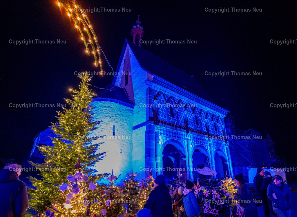 DSC_7457 | 30.11.2024, Lorsch, Weihnachtsmarkt und Blaues Weihnachtswunder in der Stadt, , Bild: Thomas Neu